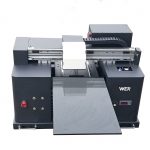 2018 UV gelei flatbed printer a4 dtg t-shirt logo druk masjien te koop WER-E1080T